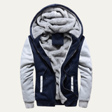 The Taormina Men’s Winter Fleece Line Zip Up Hoodie Jacket