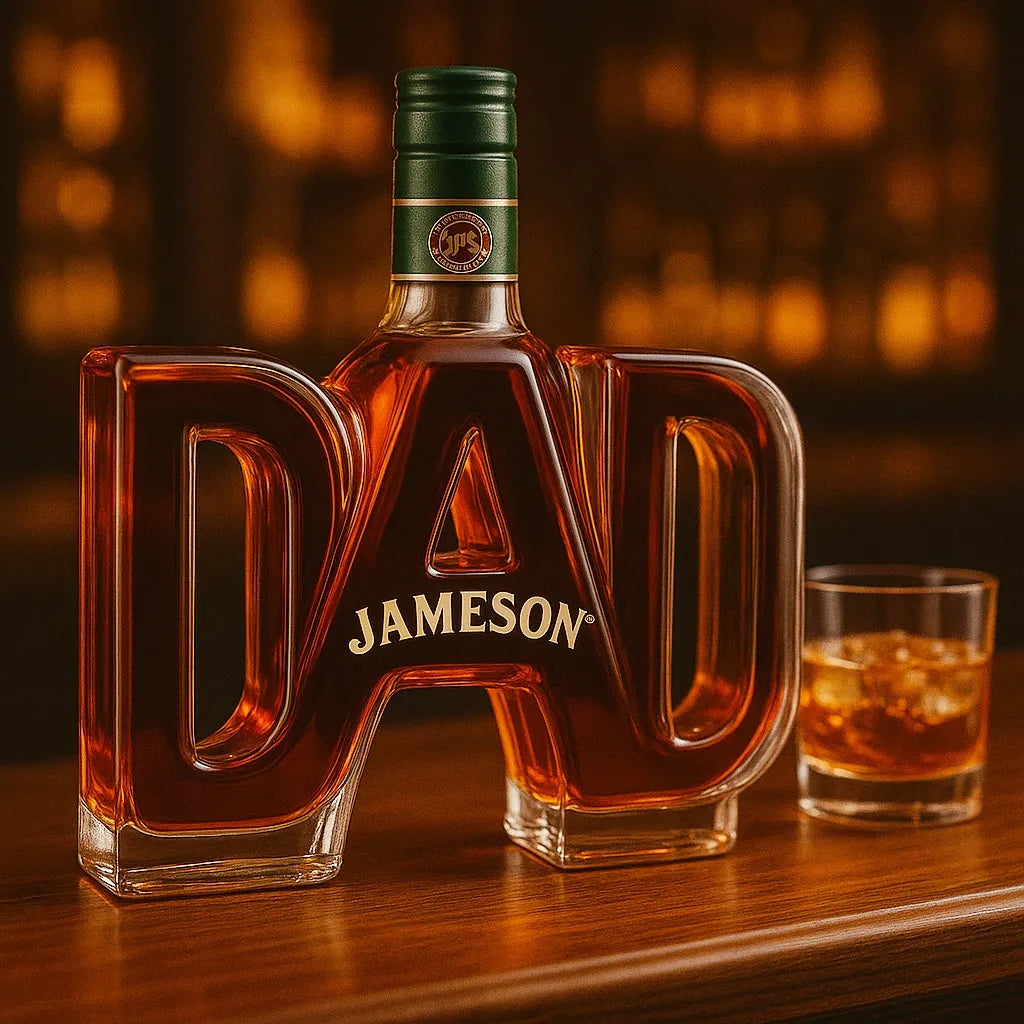 Jack Daniel's Whiskey Bottle - Father Edition