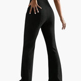 Wide High Waist Knit Pants for Women – Comfortable Lounge Fit