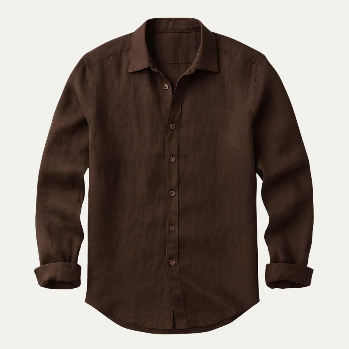 The Zurich Vintage Long Sleeve Linen Shirt for Men