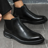 The Orosei Men’s Slip On Winter Busines Leather Chelsea Boots