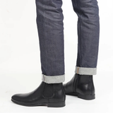 The Agrigento Men’s Chelsea Leather Ankle Boots with Elastic Side Panels