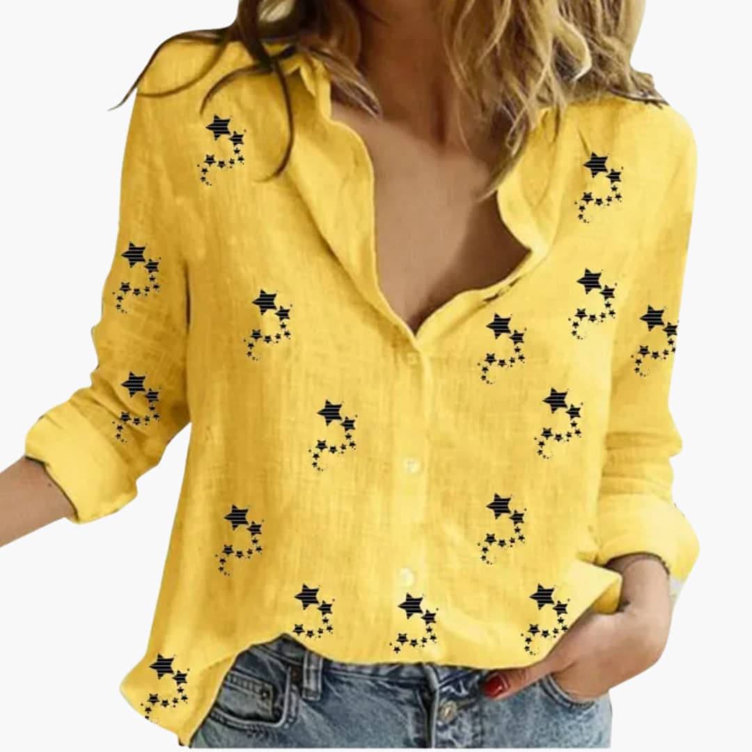 Elegant Floral Pattern Blouse for Women - Stylish & Versatile