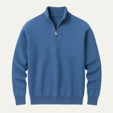 The Carver Men’sSoft Knit Casual Half Zip Cotton Sweater