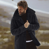 The Aspen Shearling Coat – Men’s Classic Winter Overcoat