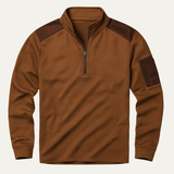 The Canazei Men's Half Zip Casual Stand Collar Sweater