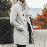 The Briarcliff Men's Long Plaid Check Winter Jacket