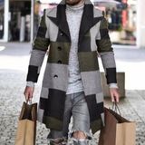 The Briarcliff Men's Long Plaid Check Winter Jacket