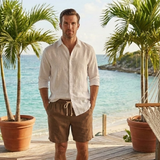 The Rowley Men's Linen Drawstring Shorts