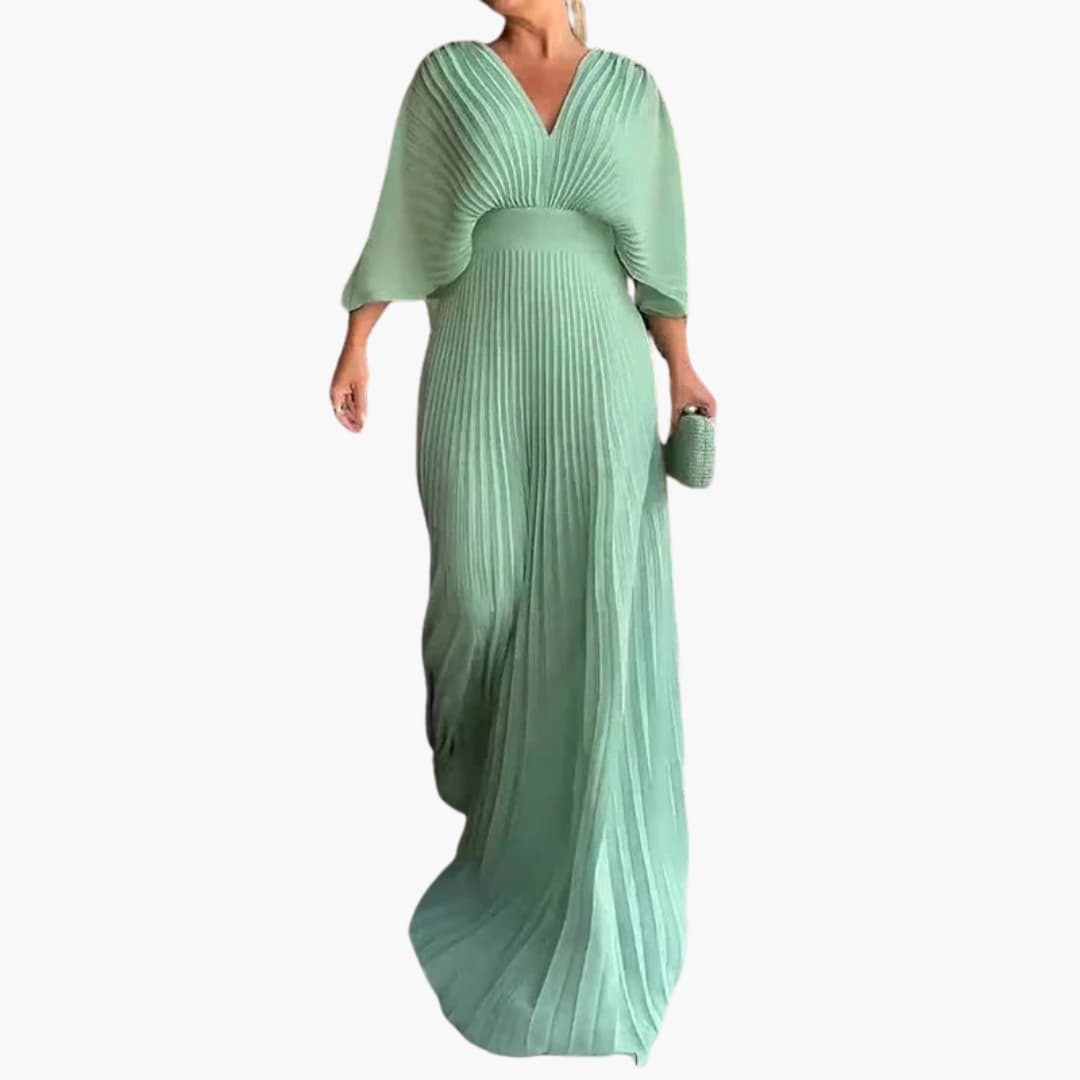 Elegant Dress – Women's Maxi Length Wedding Guest Dress