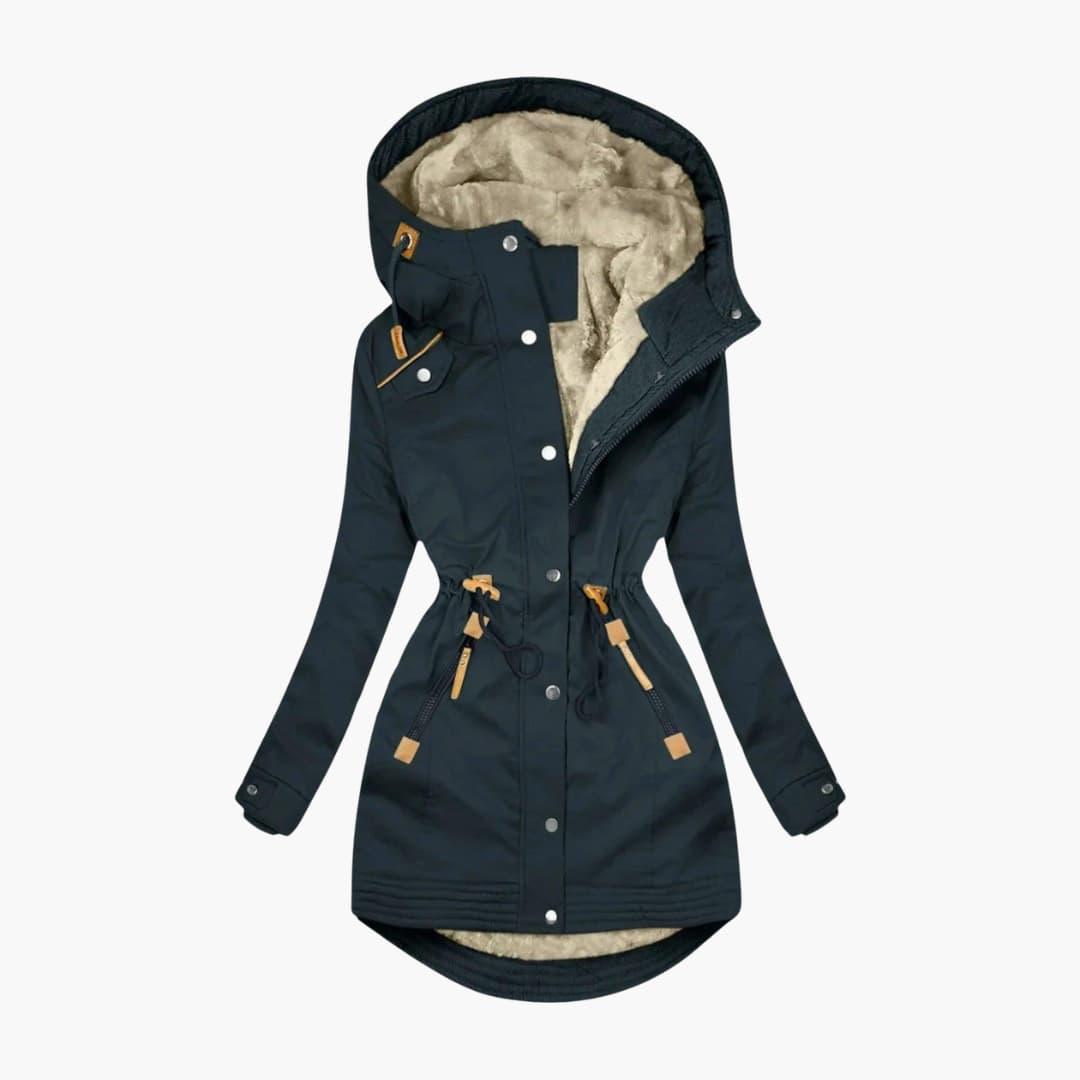 Cozy Women's Parka – Waterproof & Warm for Winter