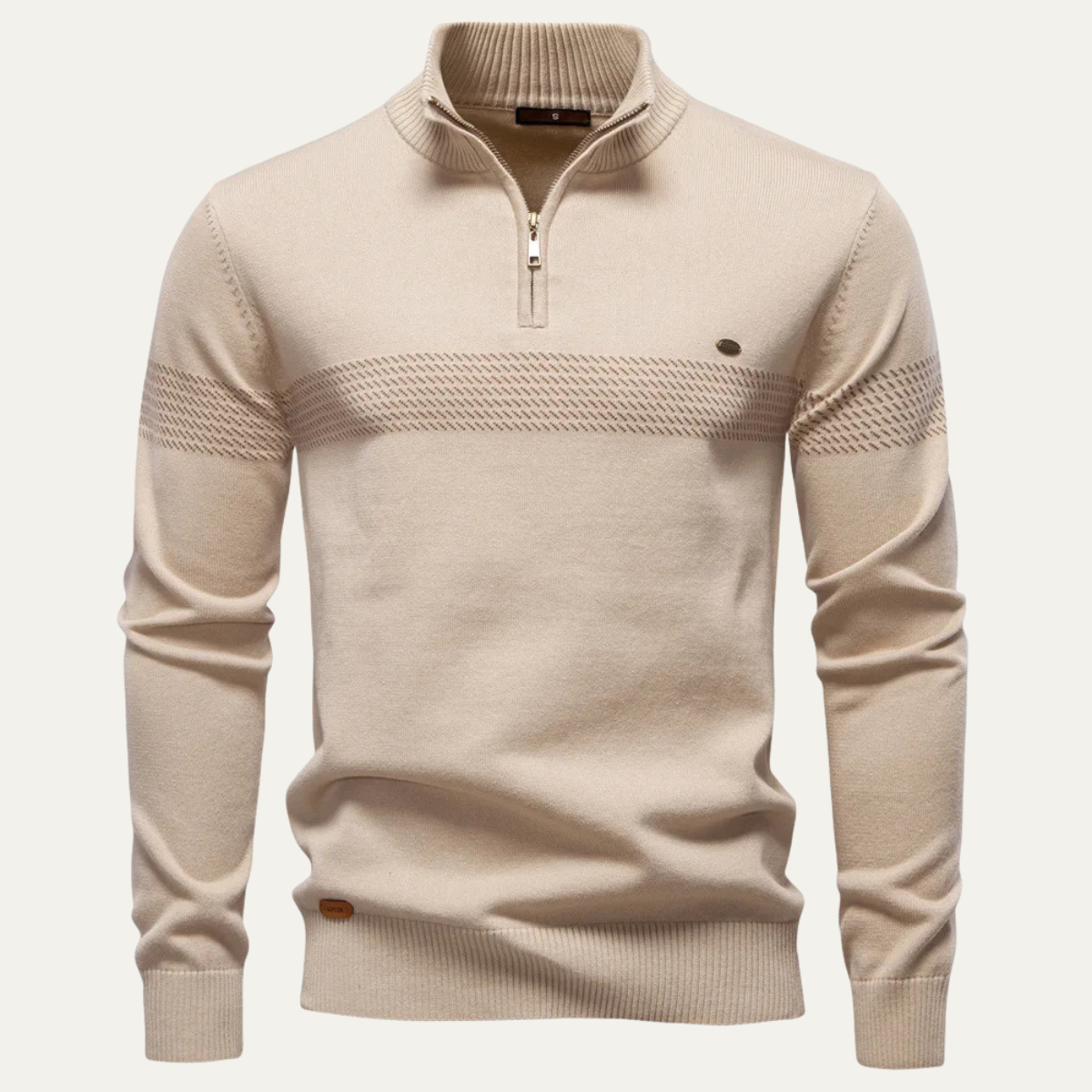 The Mallorca Men's Half Zip Business Casual Knit Sweater