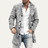 The Briarcliff Men's Long Plaid Check Winter Jacket