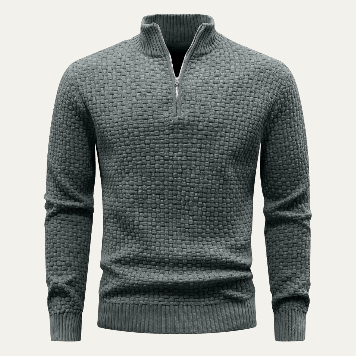 The Oviedo Men’s Trendy Winter Warm Half Zip Knitted Sweater