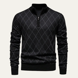 The Matera Mens Knit Half Zipper Collar Casual Sweaters