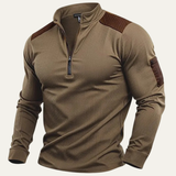The Canazei Men's Half Zip Casual Stand Collar Sweater