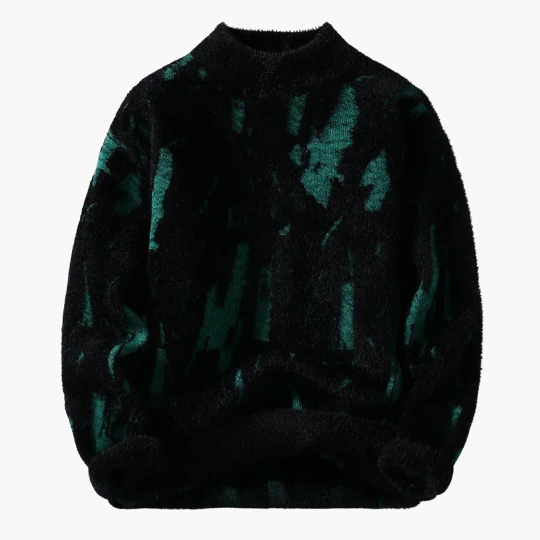Cozy Men's Sweater with Print – warm & stylish