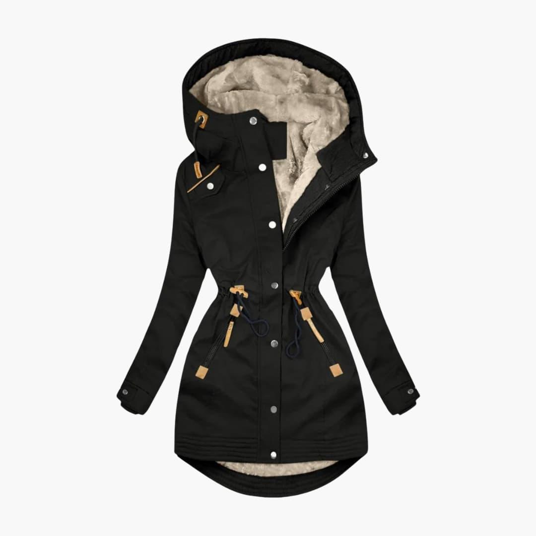 Cozy Women's Parka – Waterproof & Warm for Winter