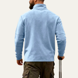 The Vesuvius Men’s Warm Quarter Zip Fleece Sweater