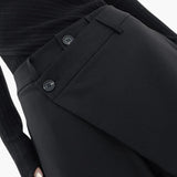Asymmetric Women's Pants with Slim Fit – Modern & Elegant