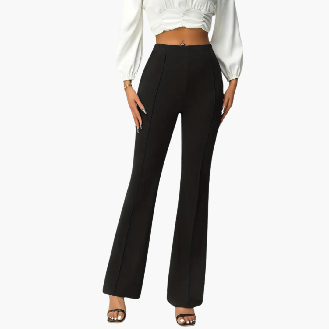 Elegant Flared Pants – for Women with Stretch Fit