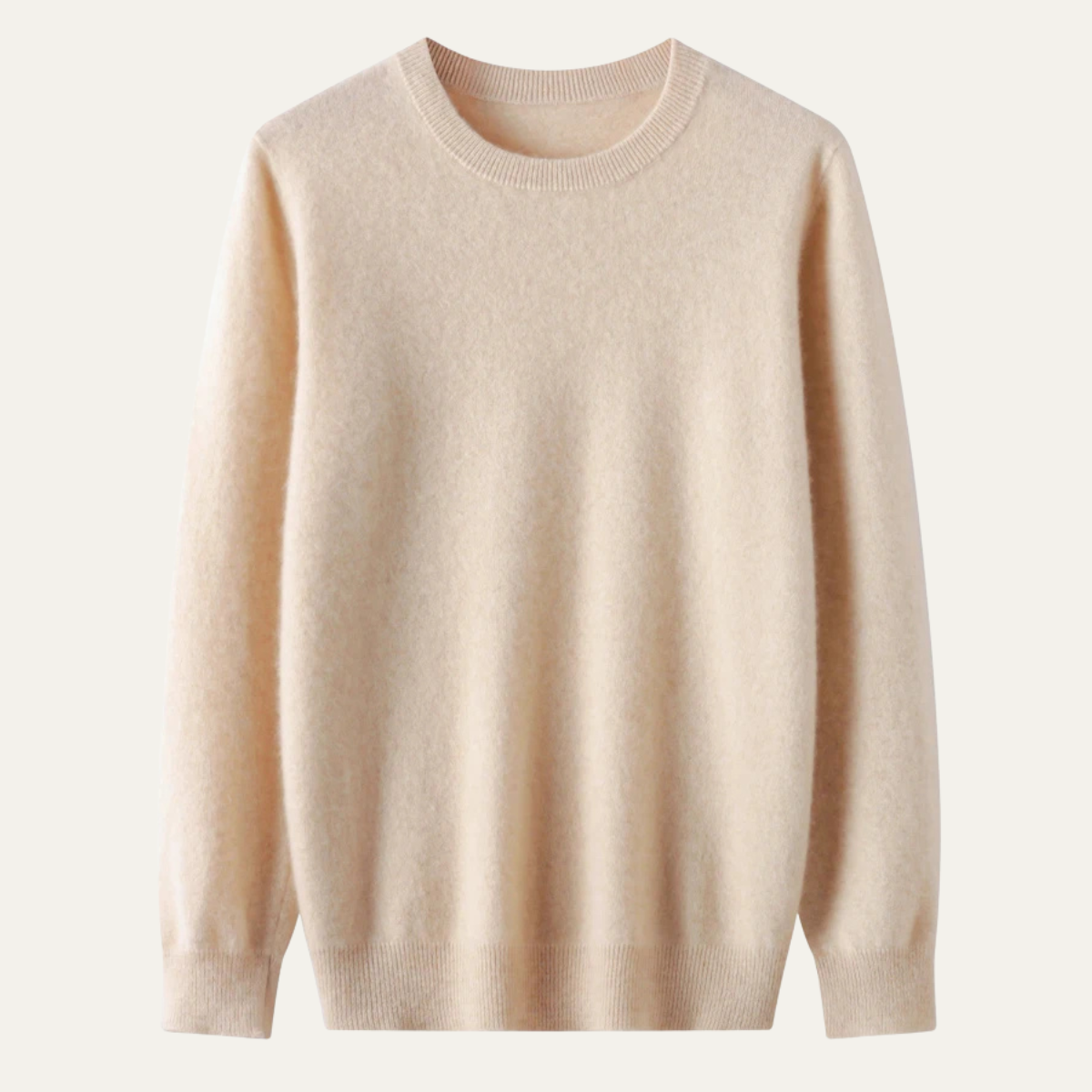 The Cascais Men’s Trendy Merino Wool O Neck Winter Sweater