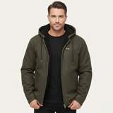 The Briarbrook Men’s Warm Fleece Lined Retro Hooded Jacket