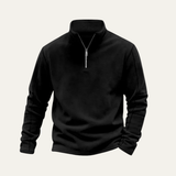 The Vesuvius Men’s Warm Quarter Zip Fleece Sweater