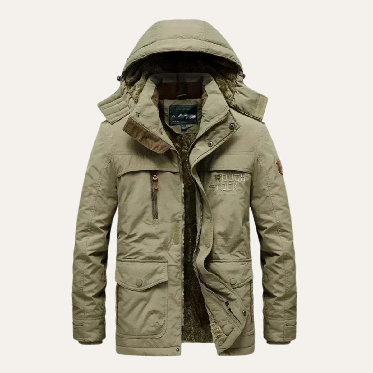 The Procida Men’s Winter Waterproof Parka Jacket with Multiple Pockets