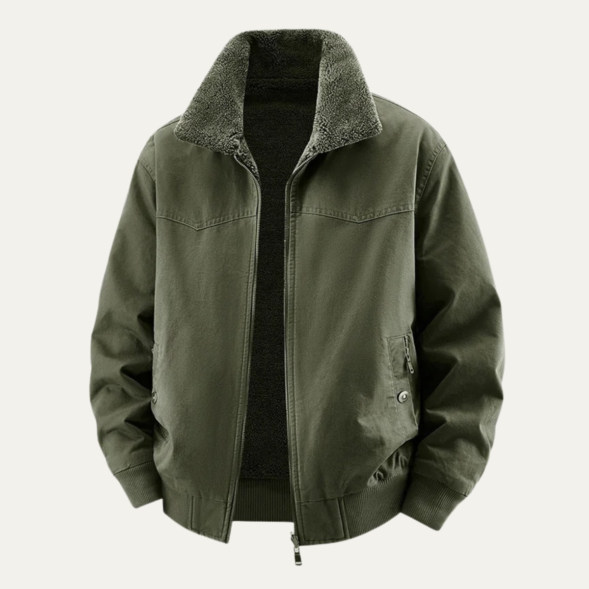 The Cardiff Men's Fleece Lined Reversible Bomber Jacket