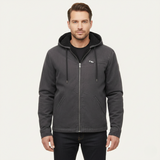 The Briarbrook Men’s Warm Fleece Lined Retro Hooded Jacket