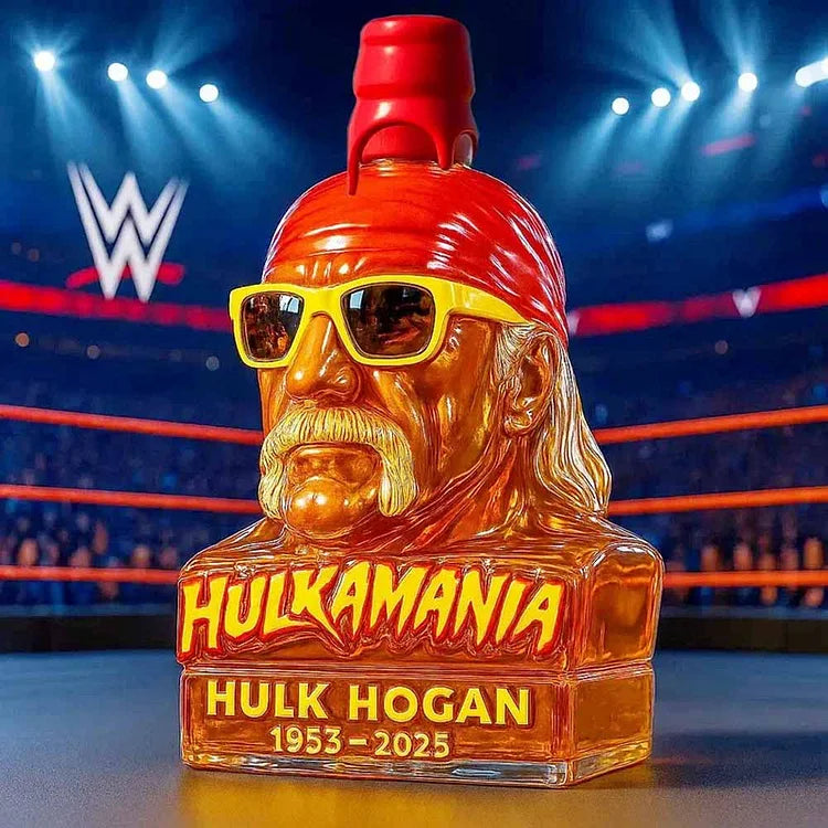 1953 Limited Edition Hulk Hogan Whiskey Bottle Keepsake