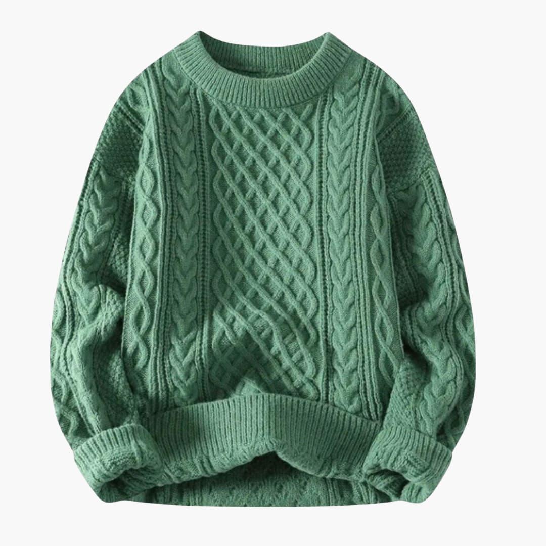 Casual Men's Knit Sweater – Warm & Stylish in Winter