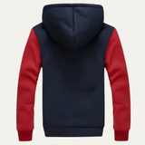 The Taormina Men’s Winter Fleece Line Zip Up Hoodie Jacket