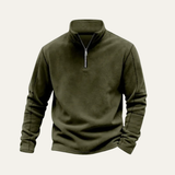 The Vesuvius Men’s Warm Quarter Zip Fleece Sweater