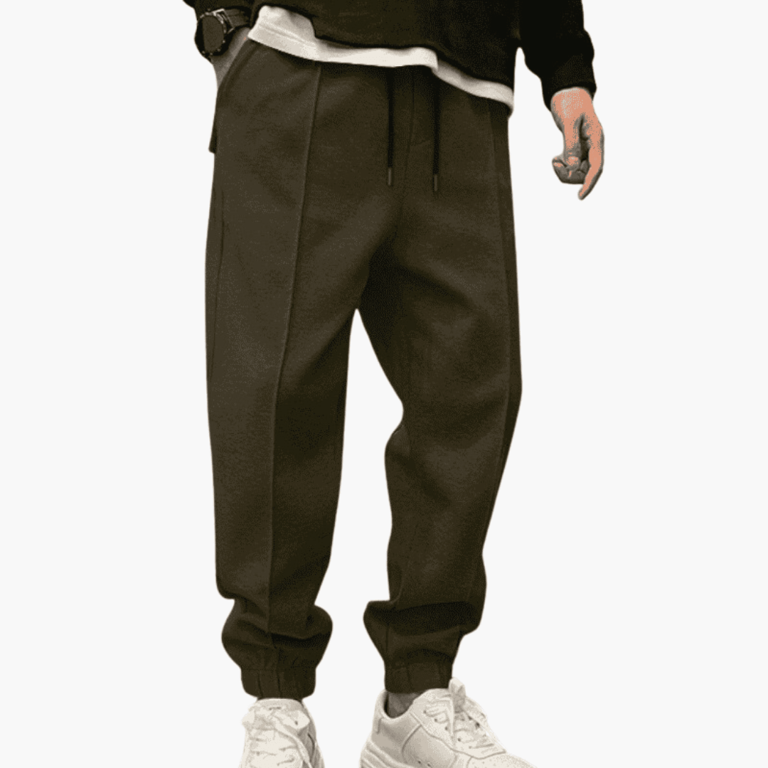 Men’s Cargo Trousers with Relaxed Legs and Pockets