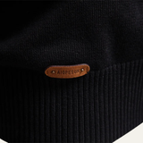 The Selva Men's Sweater Half Zip Knit Wool Blend Sweater