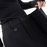 Asymmetric Women's Pants with Slim Fit – Modern & Elegant