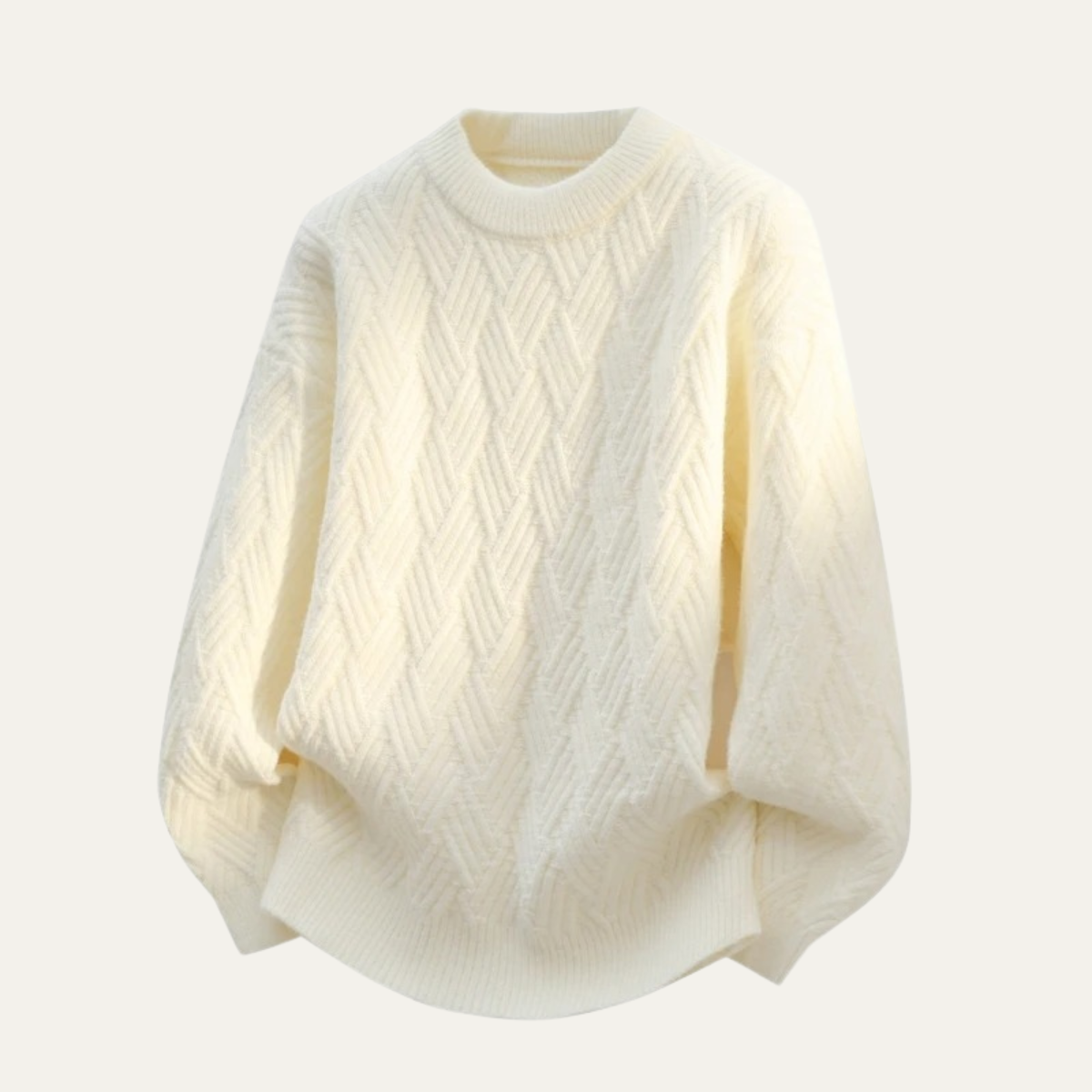 The Deerfield Men’s  Soft O Neck Warm Knitted Sweater