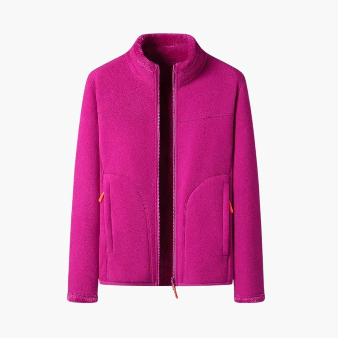 Women's Jacket with Zipper and Pockets