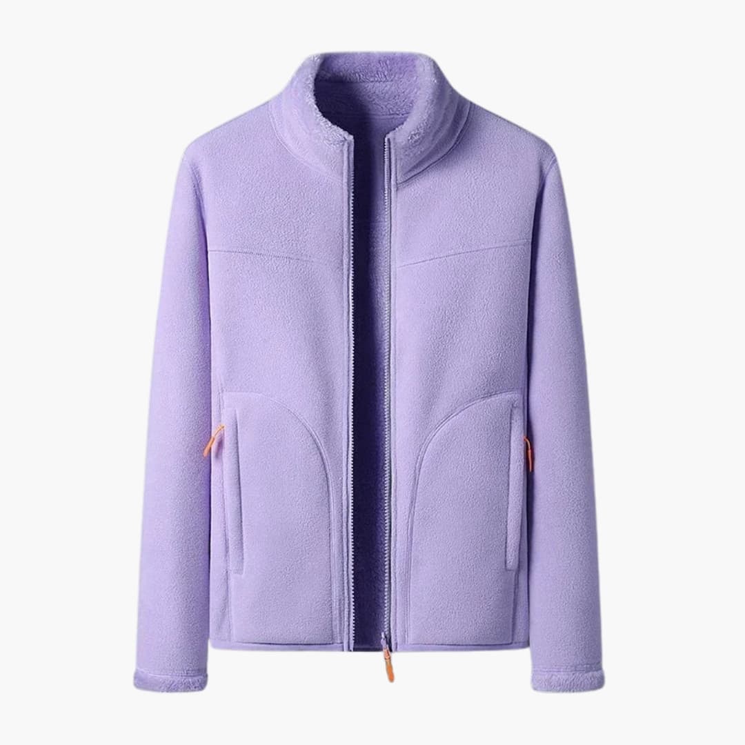 Women's Jacket with Zipper and Pockets