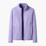 Women's Jacket with Zipper and Pockets