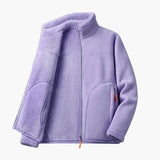 Women's Jacket with Zipper and Pockets