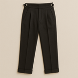 The Hensley Pleated Pants – High Waist Wool Blend for Men