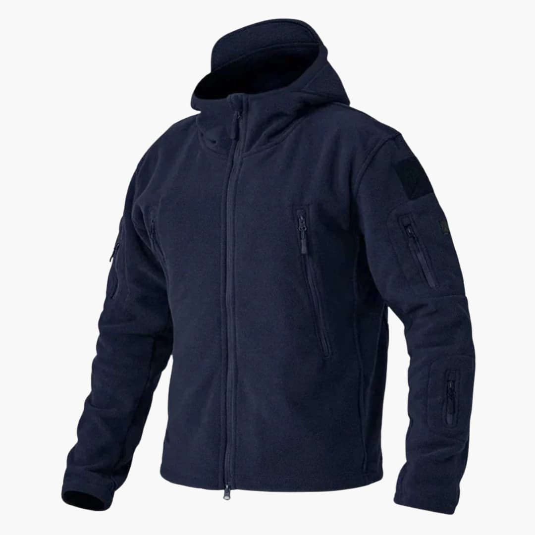 Men's Fleece Jacket with Multiple Pockets