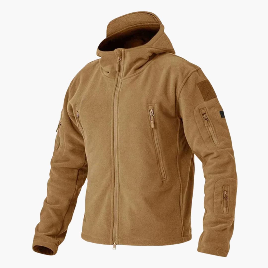 Men's Fleece Jacket with Multiple Pockets