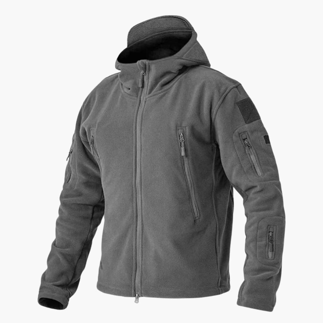 Men's Fleece Jacket with Multiple Pockets