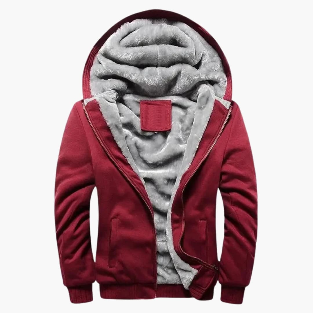 Men's Jacket with Hood and Zipper