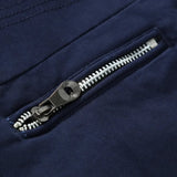 Men's Trench Coat with Button Closure and Pocket Details