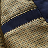 Men's Trench Coat with Button Closure and Pocket Details